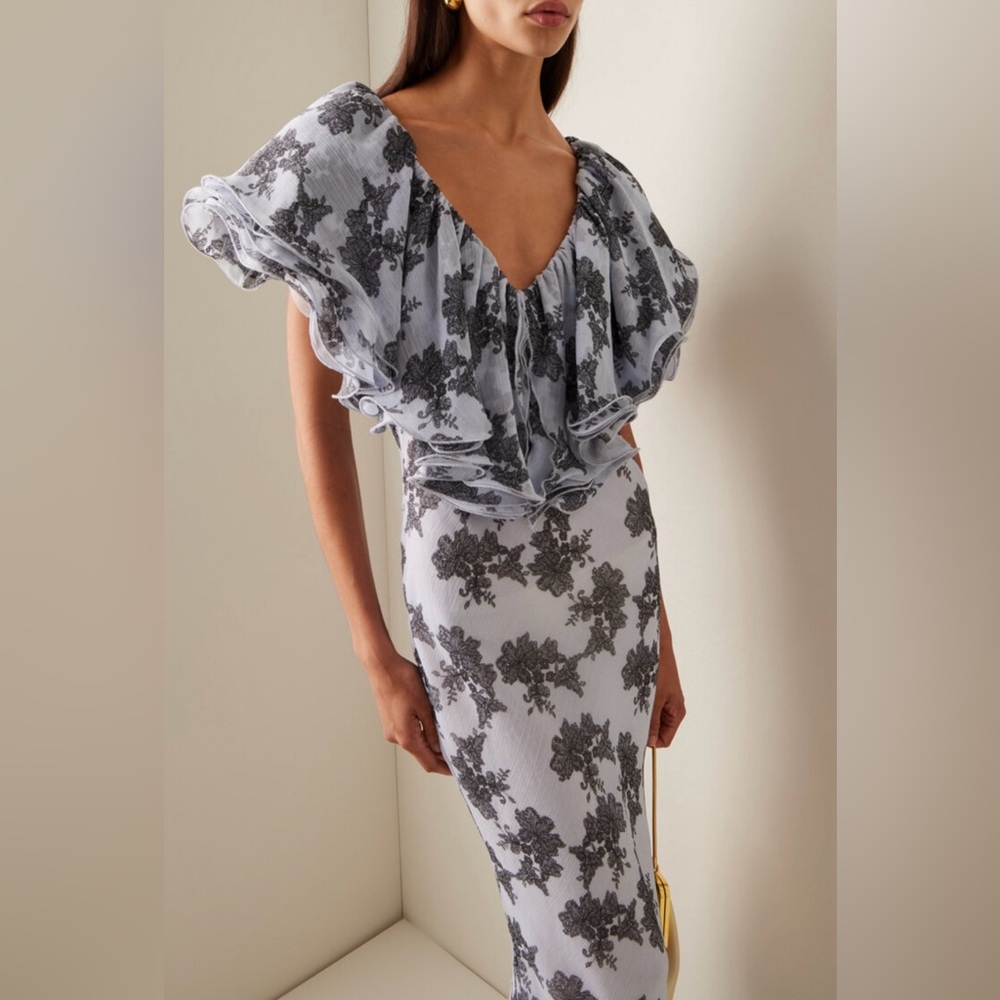 ROTATE Birger Christensen size 4 Ruffle Dress